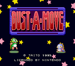 Bust-A-Move Title Screen