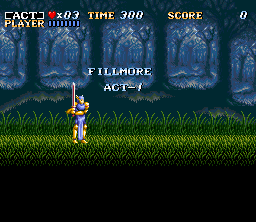 Actraiser Fillmore Act-1