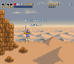 Actraiser Kasandora Act-1