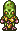 Reptite (green) - Chrono Trigger SNES Super Nintendo Sprite