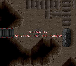 Contra 3 Stage 5 Map Title