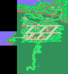 EarthBound Thumbnail Onett Map