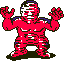 Fierce Shattered Man - EarthBound SNES Super Nintendo Sprite
