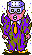 Major Psychic Psycho - EarthBound SNES Super Nintendo Sprite