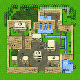 Final Fantasy II Thumbnail Towen of Baron Map