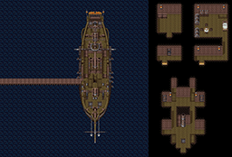 Final Fantasy V Thumbnail Pirate Ship Map BG