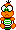 Lakitu in a Pipe (left) - Super Mario World SNES Super Nintendo Sprite