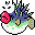 Porcu-Puffer (left) - Super Mario World SNES Super Nintendo Animated Sprite