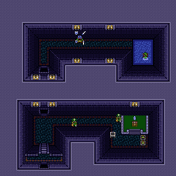 The Legend of Zelda: A Link to the Past Hidden Path to Garden