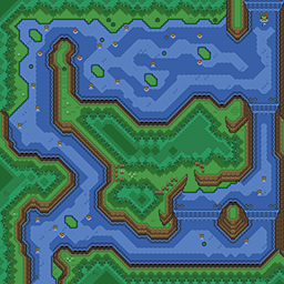 The Legend of Zelda: A Link to the Past Zora's Falls