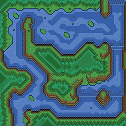 The Legend of Zelda: A Link to the Past Zora's Falls